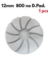 Marble science 12mm diamond marble polishing pad 800 number grid 5 pcs set