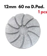 Marble science 12mm diamond marble polishing pad 60 number grid 1 pcs